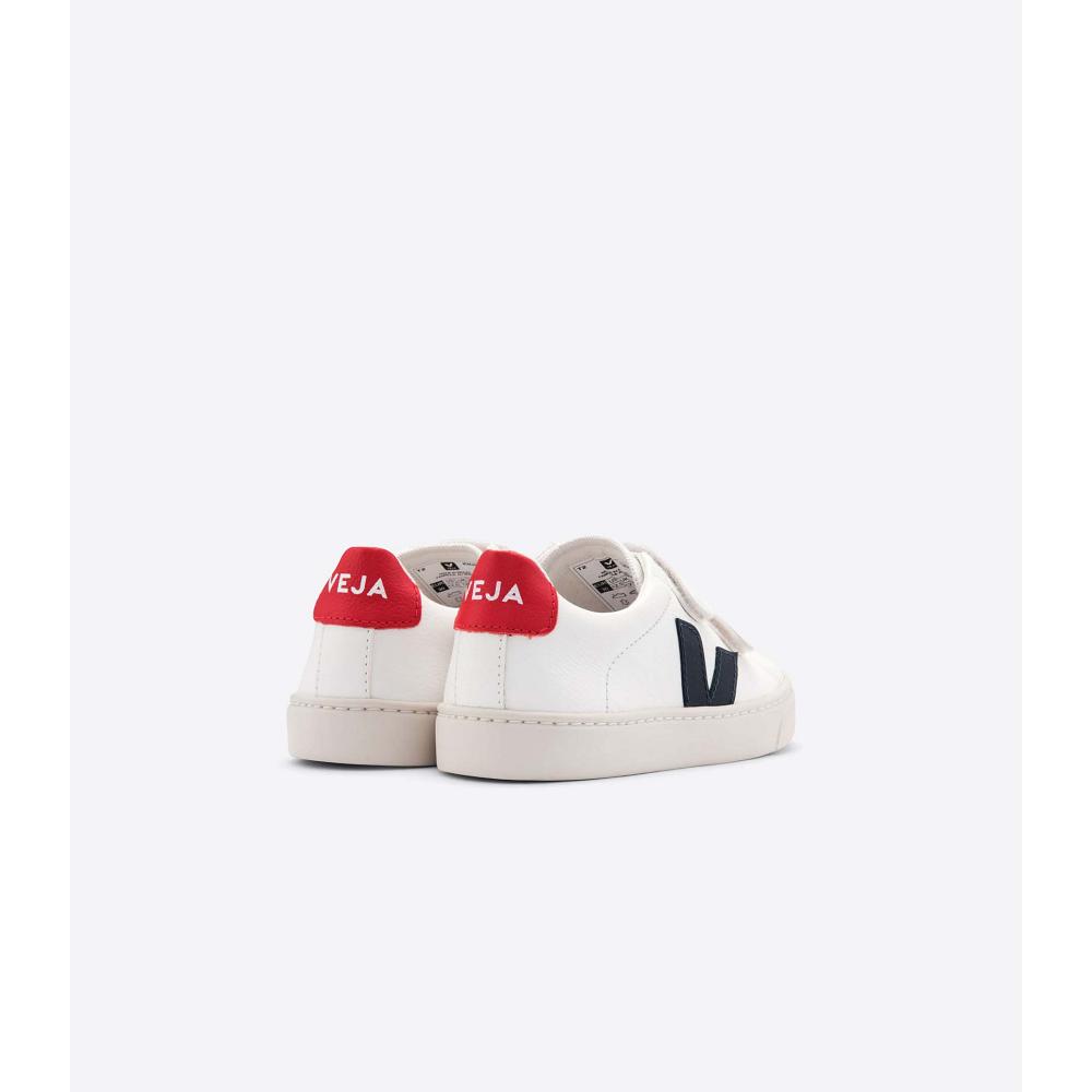 Veja ESPLAR CHROMEFREE Tornacipő Gyerek White/Black/Red | HU 835PJJ